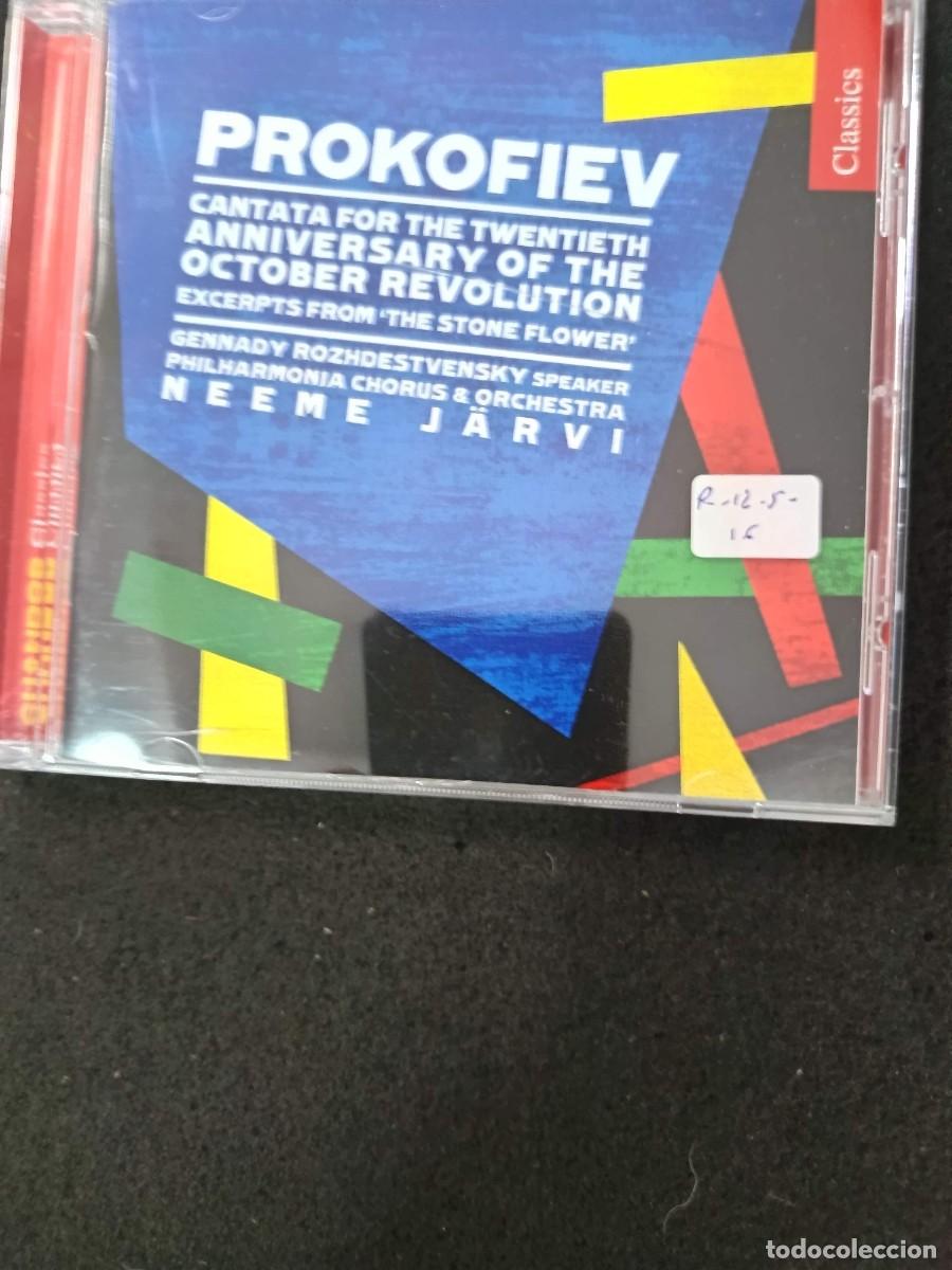 CDs de m&uacute;sica: PROKOFIEV: CANTATA FOR THE TWENTIETH ANNIVERSARY OF THE OCTOBER REVOLUTION / EXCERPTS FROM &rdquo;THE STON