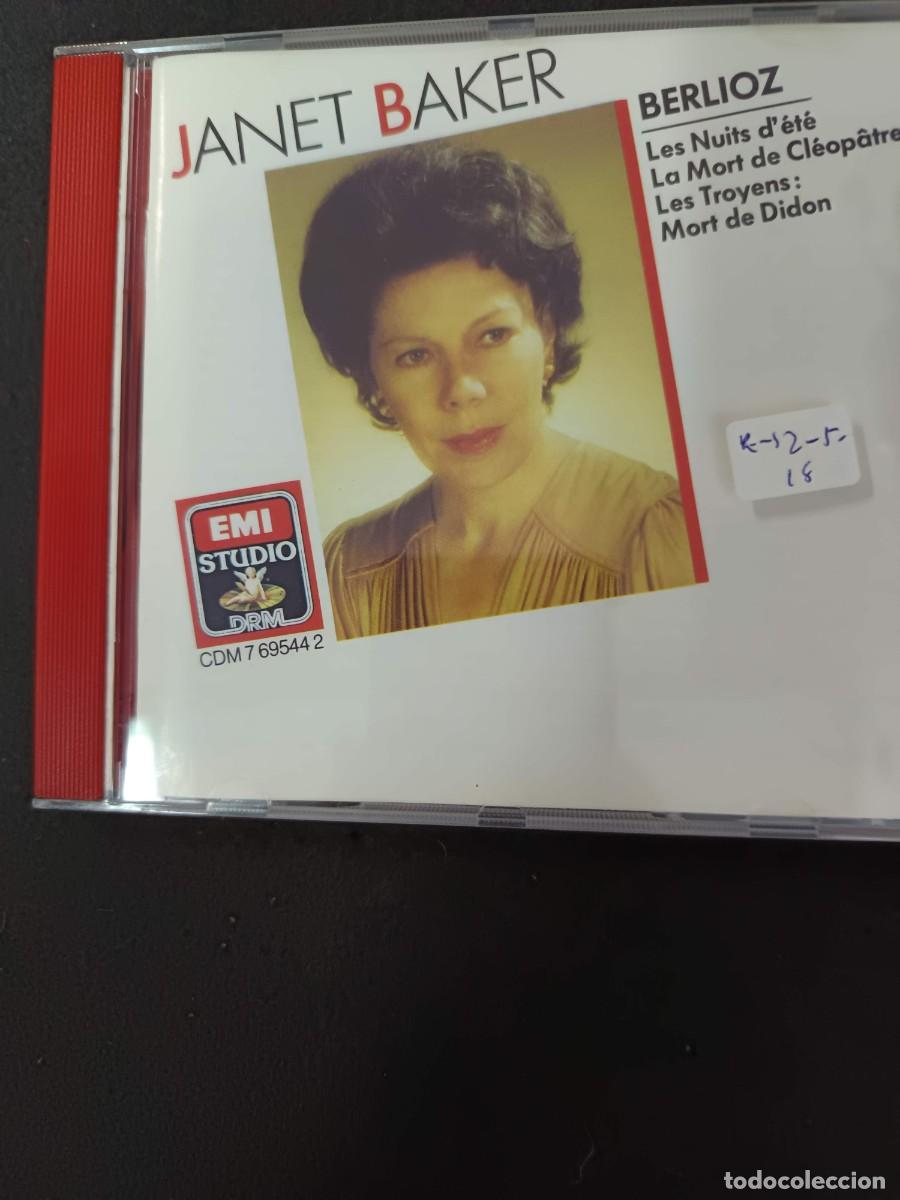 CDs de m&uacute;sica: JANET BAKER. BERLIOZ: LES NUITS D'&Eacute;T&Eacute; / LA MORT DE CL&Eacute;OP&Acirc;TRE / LES TROYENS: MORT DE DIDON