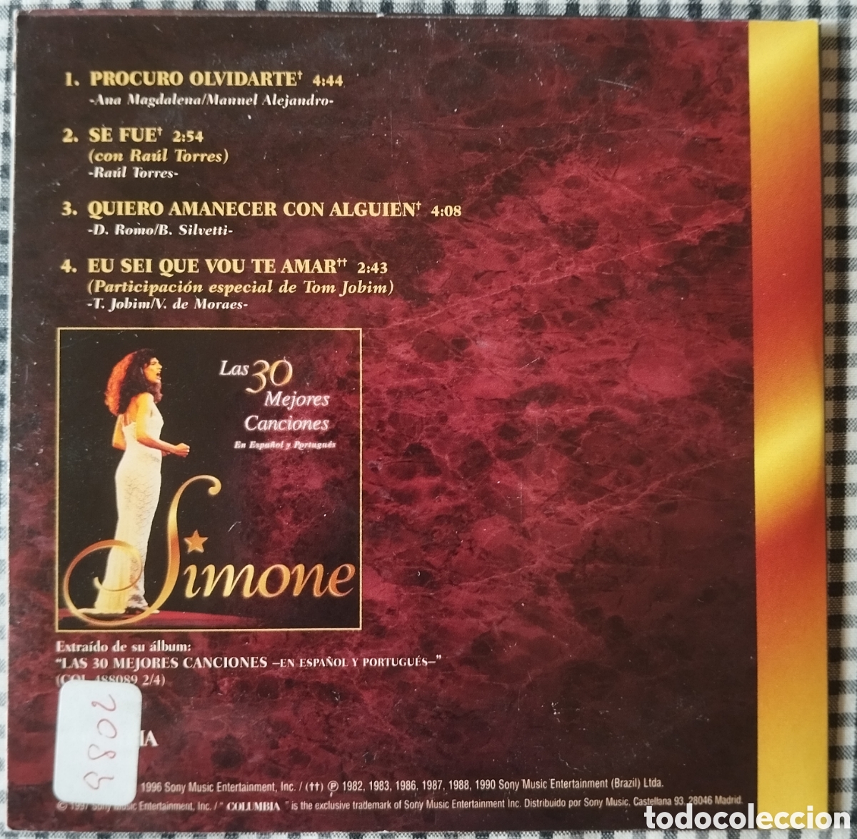 CDs de m&uacute;sica: Simone - Procuro olvidarte - CD - Foto 2