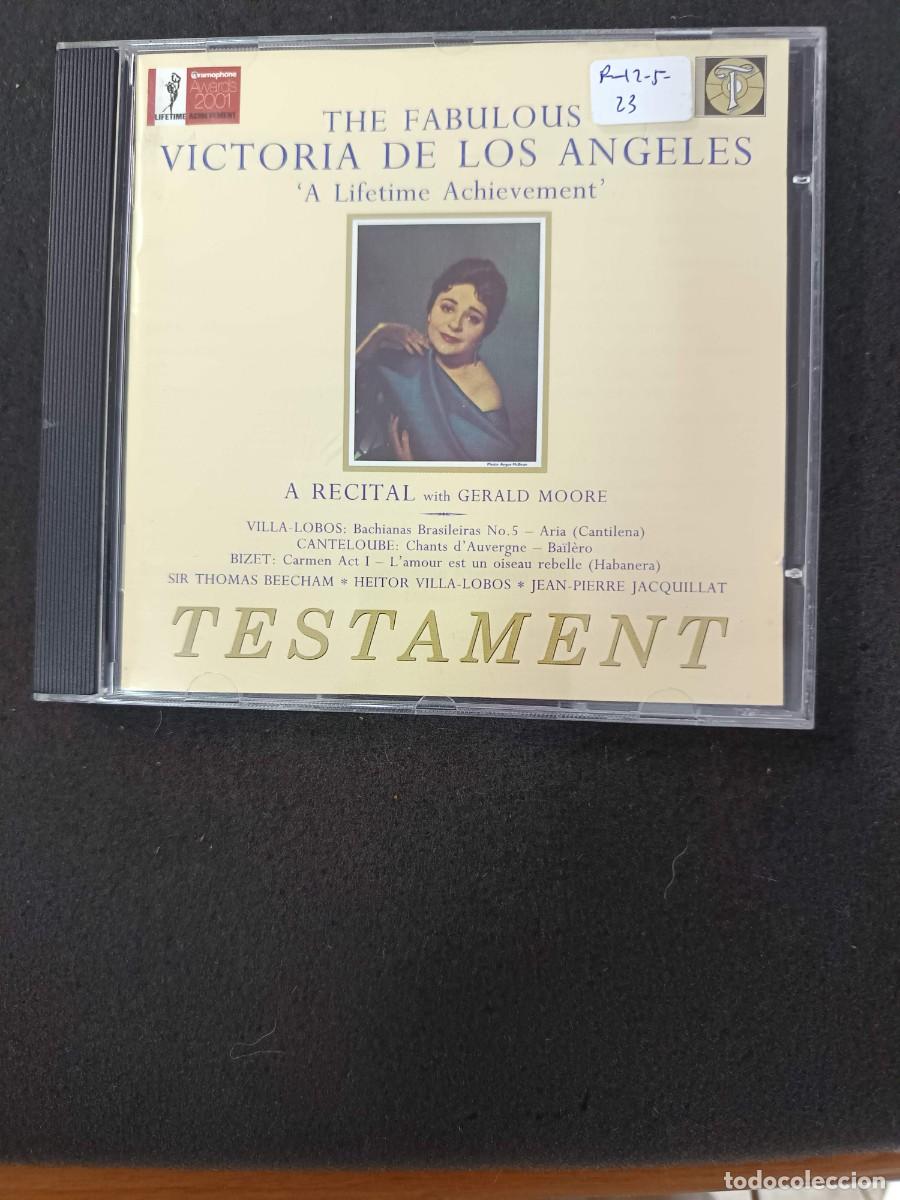 CDs de m&uacute;sica: THE FABULOUS VICTORIA DE LOS &Aacute;NGELES. &rdquo;A LIFETIME ACHIEVEMENT&rdquo;. A RECITAL WITH GERALD MOORE.