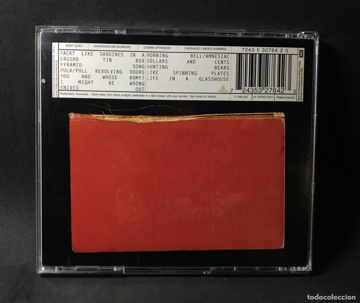 CDs de m&uacute;sica: Radiohead &ndash; Amnesiac - CD - Parlophone - Foto 2