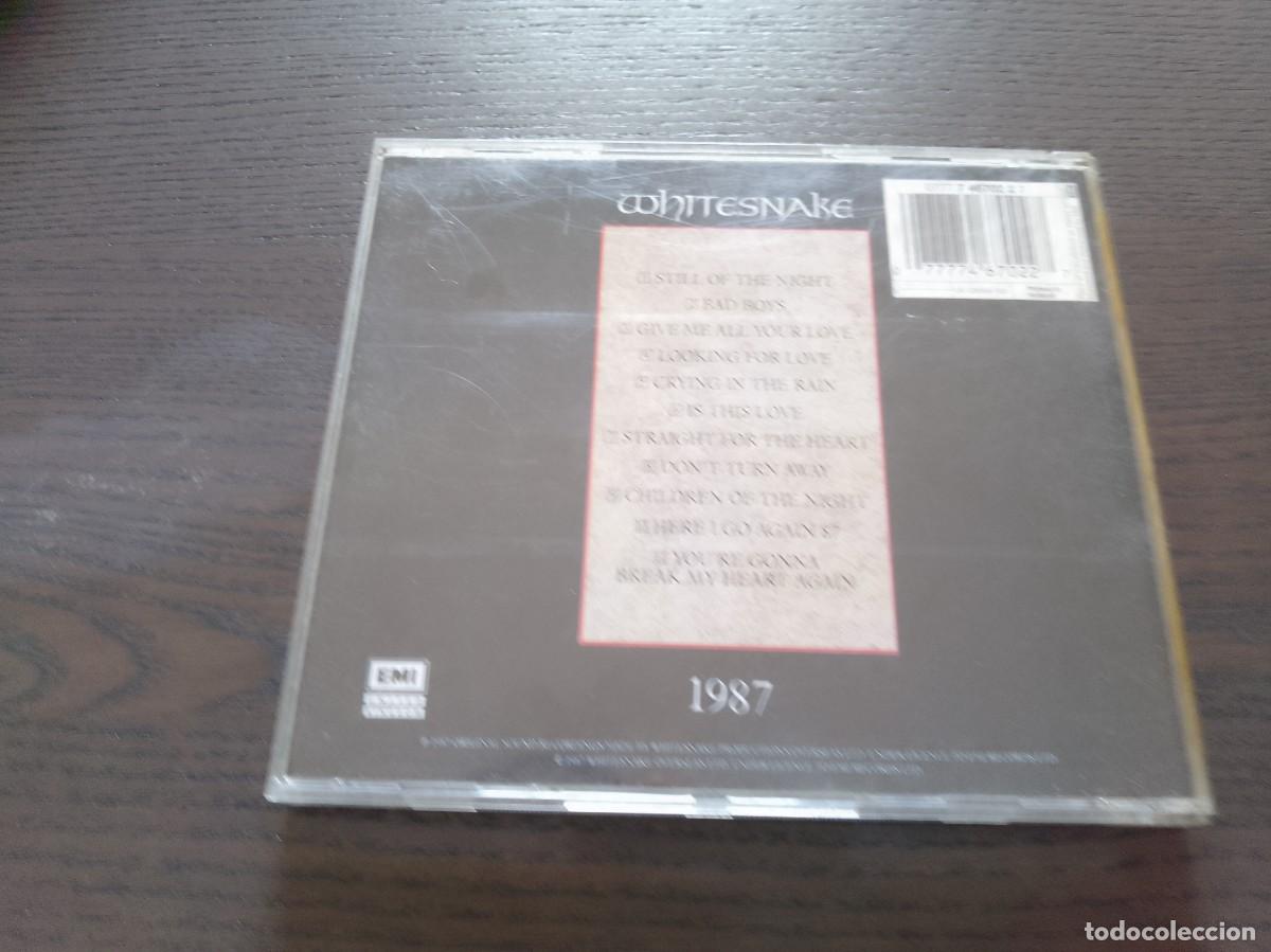 CDs de m&uacute;sica: Whitesnake- 1987 cd ( Hard rock ) - Foto 3