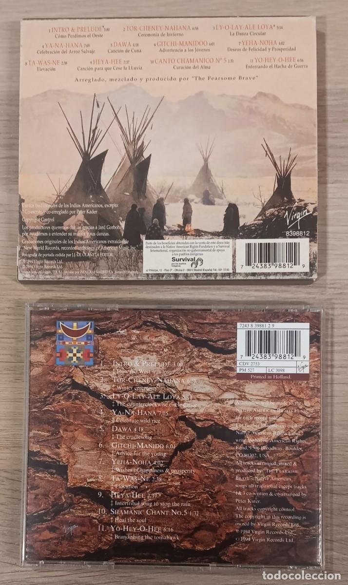CDs de m&uacute;sica: CD COMPACT DISC SACRED SPIRITS CANTOS Y DANZAS DE LOS INDIOS AMERICANOS - Foto 2