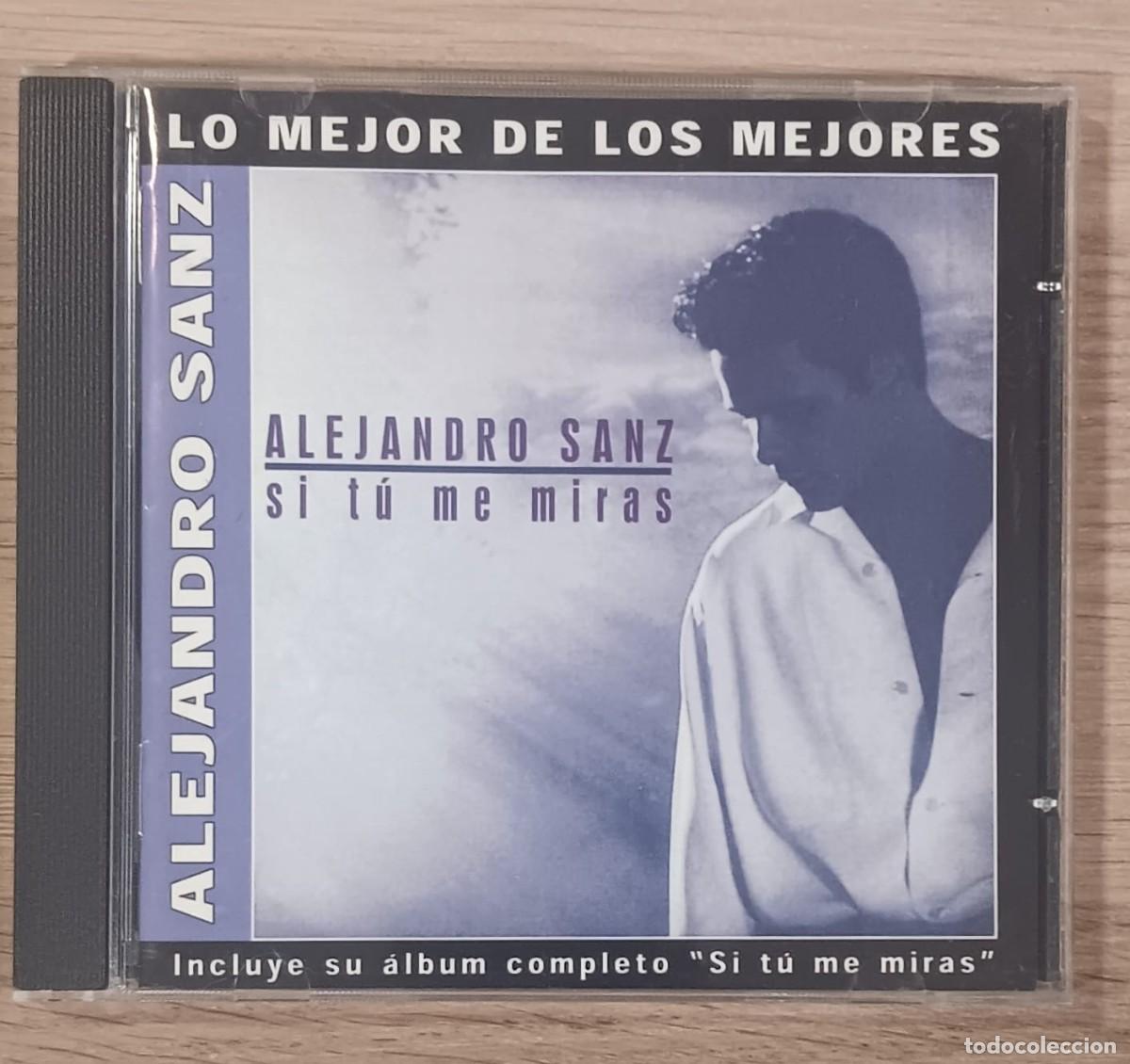 CDs de m&uacute;sica: CD COMPACT DISC LO MEJOR DE LOS MEJORES ALEJANDRO SANZ SI TU ME MIRAS