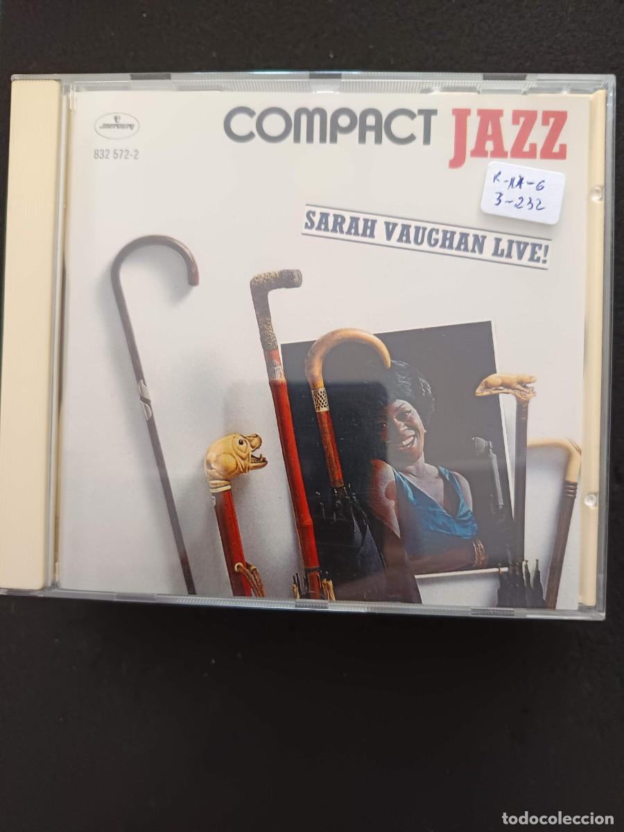 CDs de m&uacute;sica: SARAH VAUGHAN LIVE!. COMPACT JAZZ