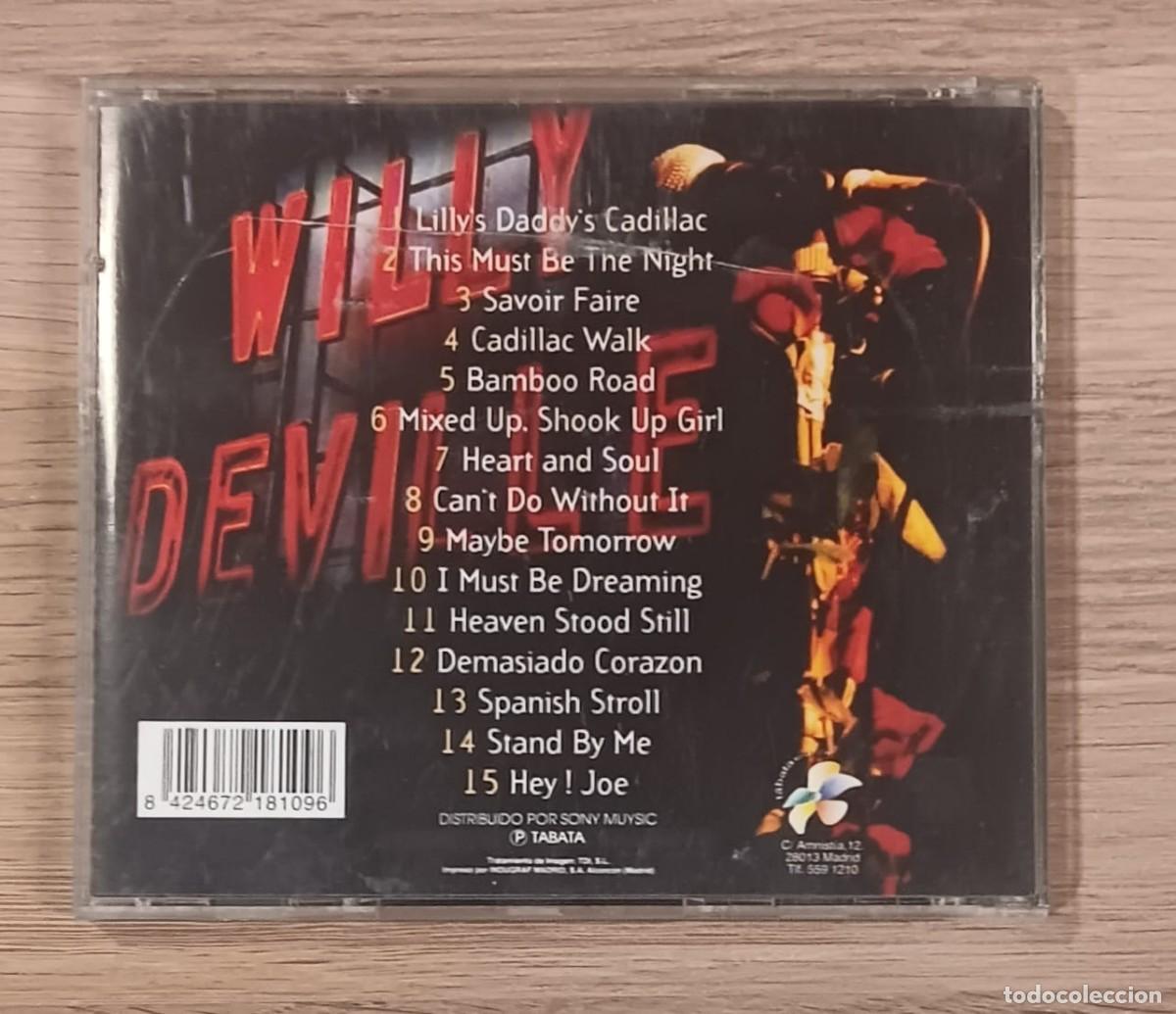 CDs de m&uacute;sica: CD COMPACT DISC WILLY DEVILLE LIVE - Foto 3
