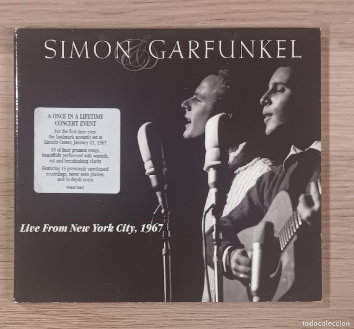 CDs de m&uacute;sica: CD COMPACT DISC SIMON Y GARFUNKEL LIVE FROM NEW YORK CITY