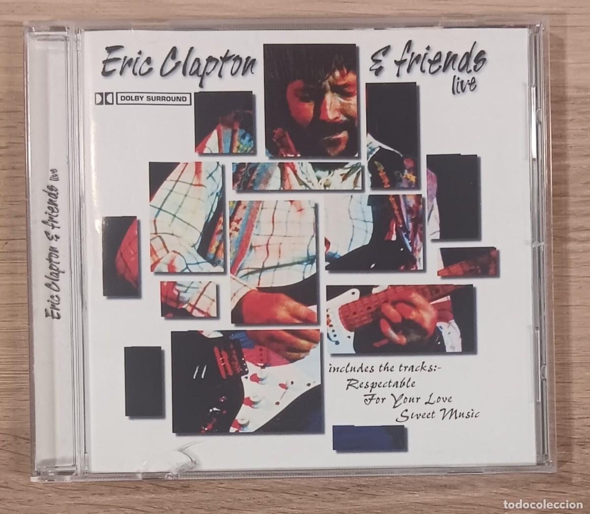 CDs de m&uacute;sica: CD COMPACT DISC ERIC CLAPTON Y FRIENDS LIVE - Foto 1
