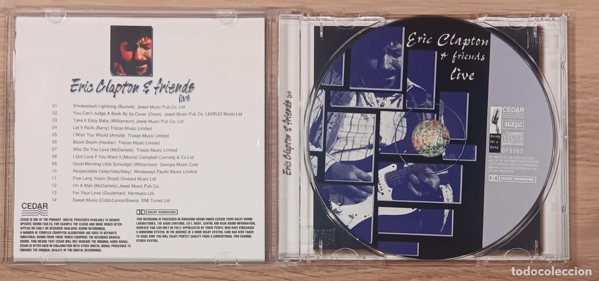 CDs de m&uacute;sica: CD COMPACT DISC ERIC CLAPTON Y FRIENDS LIVE - Foto 2