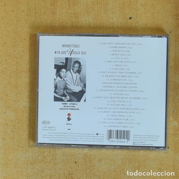CDs de m&uacute;sica: NATALIE COLE - UNFORGETABLE WITH LOVE - CD - Foto 2