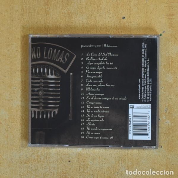 CDs de m&uacute;sica: BRUNO LOMAS - 60 ANIVERSARIO PARA SIEMPRE - CD - Foto 2