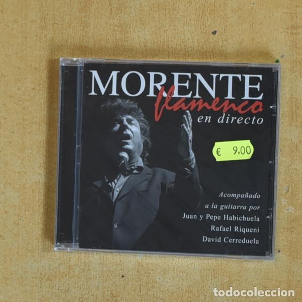 CDs de m&uacute;sica: MORENTE - FLAMENCO EN DIRECTO - CD