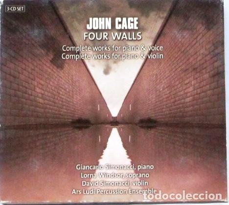 CDs de m&uacute;sica: JOHN CAGE - COMPLETE WORKS FOR PIANO & VOICE & VIOLIN - 3 CD ESTUCHE CARTON
