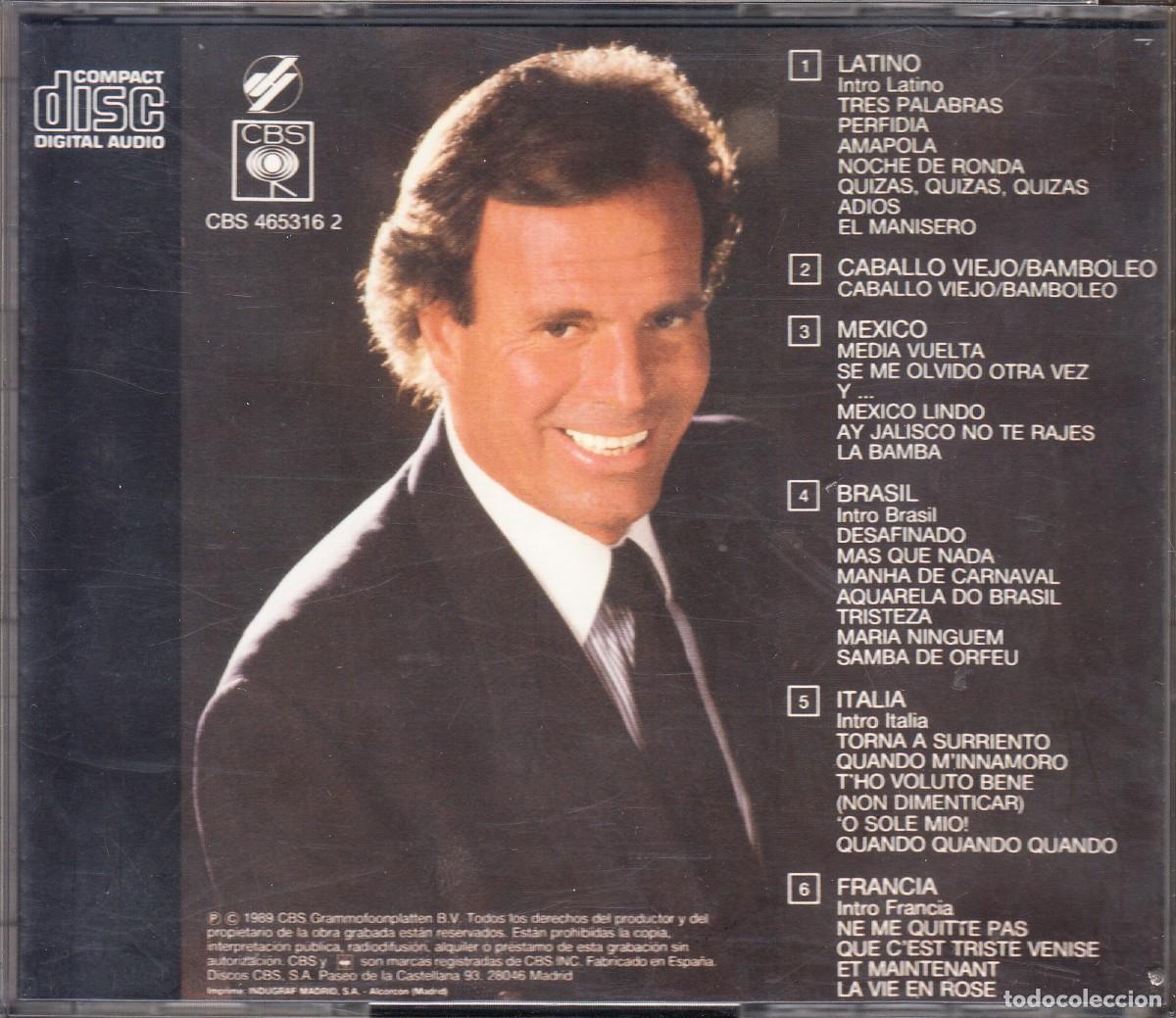 CDs de m&uacute;sica: JULIO IGLESIAS. RAICES. CD. - Foto 2