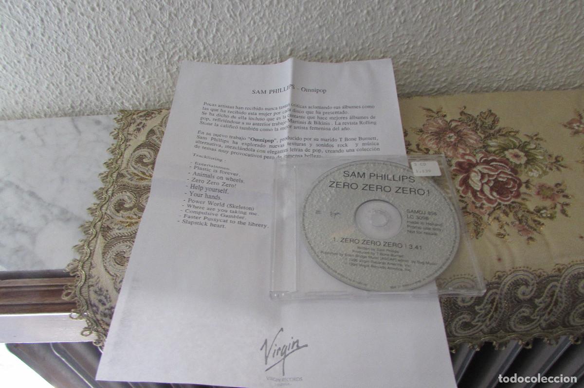 CDs de m&uacute;sica: Sam Phillips &ndash; Zero Zero Zero CD SINGLE CADENA 100 - Foto 1