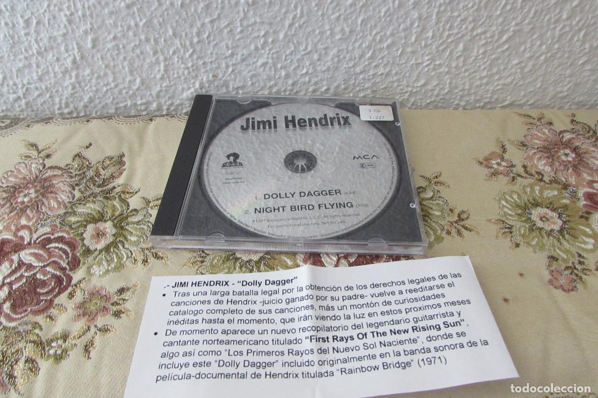CDs de m&uacute;sica: JIMI HENDRIX. DOLLY DAGGER. NIGHT BIRD FLYING CD CADENA 100