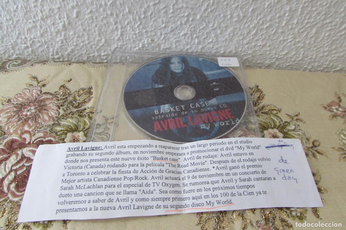 CDs de m&uacute;sica: AVRIL LAVIGNE - BASKET CASE CD SINGLE CADENA 100