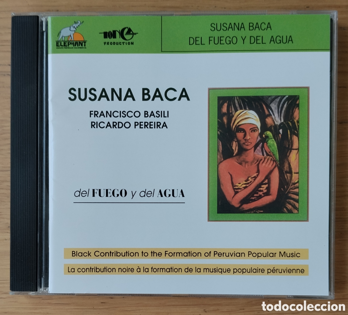 CDs de m&uacute;sica: SUSANA BACA: &rdquo;DEL FUEGO Y DEL AGUA&rdquo; CD 1999 - AFRO-CUBANO - CRIOLLO