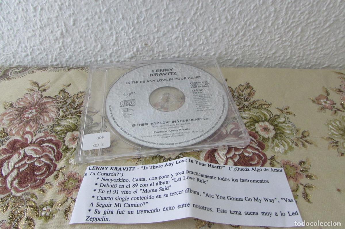 CDs de m&uacute;sica: CD single CADENA 100 LENNY KRAVITZ &lrm;&ndash; Is There Any Love In Your Heart