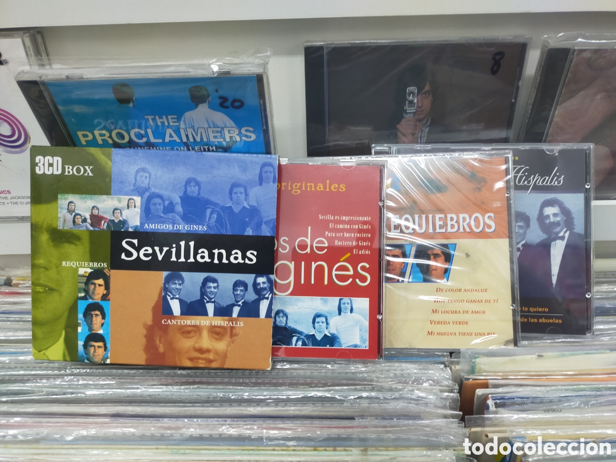 CDs de m&uacute;sica: Amigos de Gines requiebros cantores de hispalis estuche 3 cd's