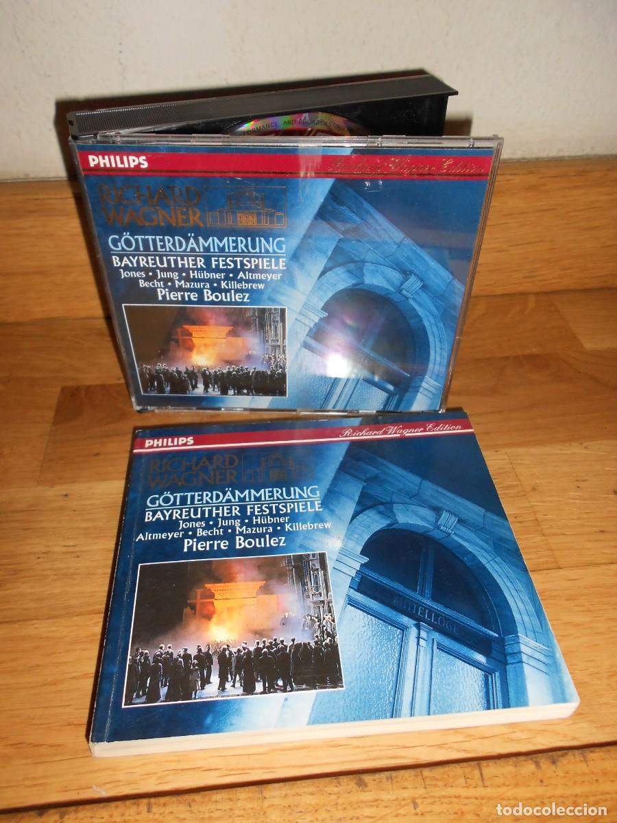 CD de M&uacute;sica: GOTTERDAMMERUNG de WAGNER : PIERRE BOULEZ - DECCA / 3 CDs + Libreto