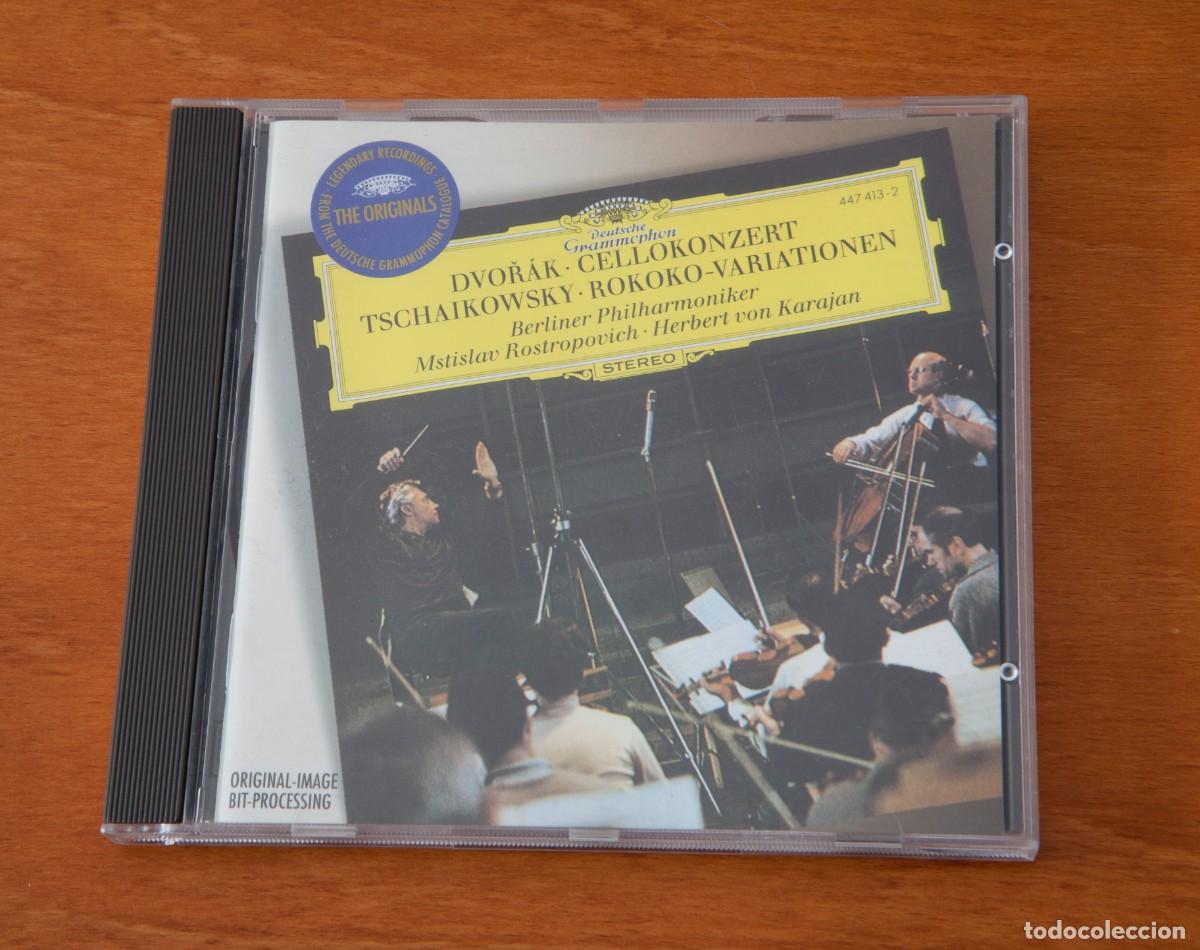 CDs de m&uacute;sica: DVOR&Aacute;K &ndash; CELLOKONCERT TSCHAIKOWSKY &ndash; ROKOKO &ndash; VARIATIONEN Berliner Philharmoniker Mstislav Rostropov