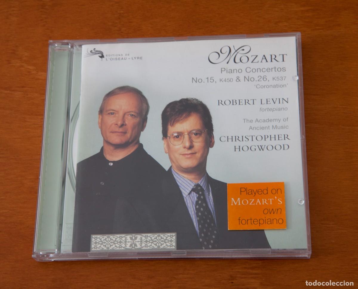 CDs de m&uacute;sica: MOZART Piano Concertos n&ordm; 15, k450 & n&ordm;. 26, k537 &ldquo;Coronation&rdquo; ROBERT LEVIN (fortepiano) CHRISTOPHER