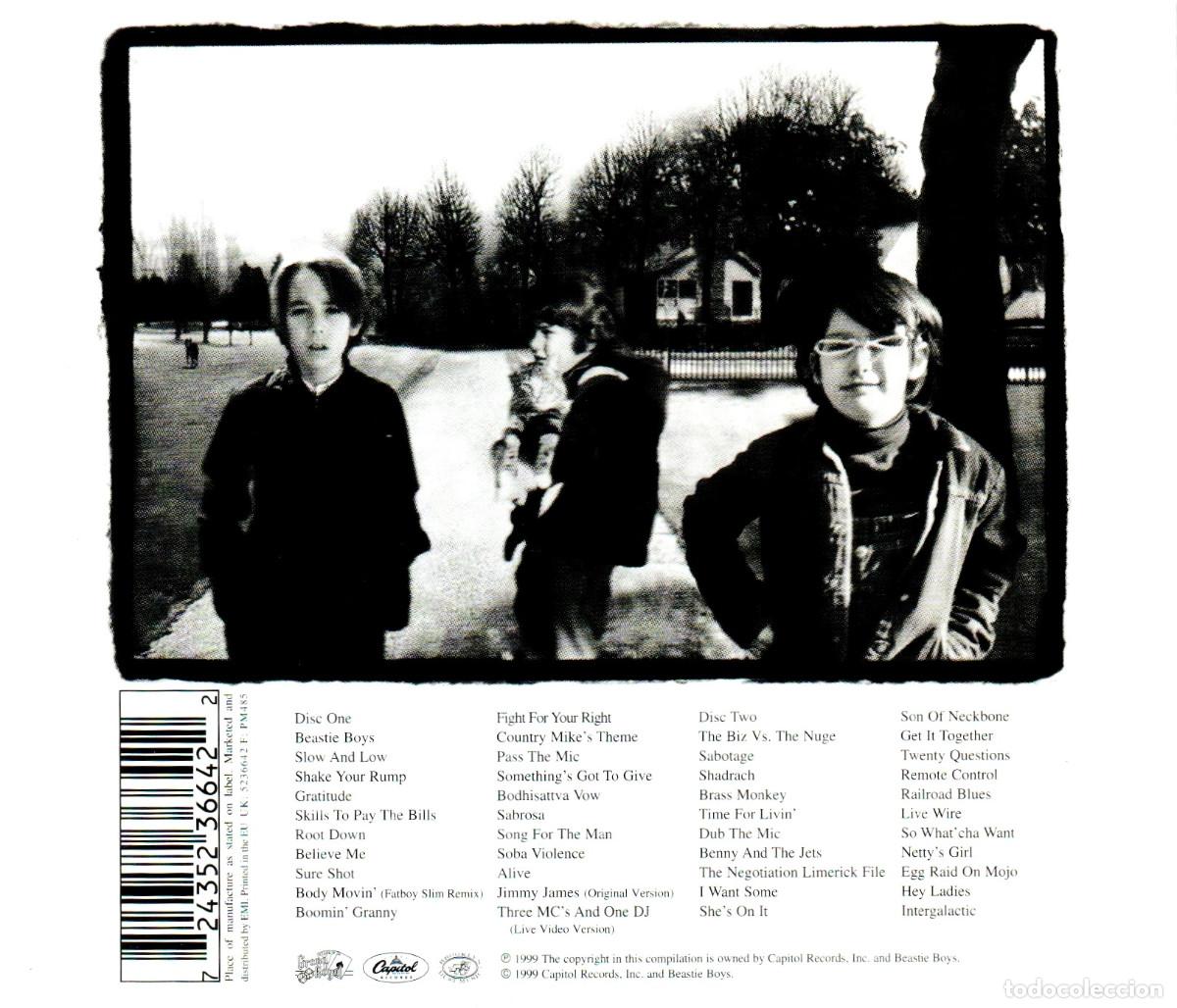 CDs de m&uacute;sica: [DOBLE CD]. BEASTIE BOYS. THE SOUNDS OF SCIENCE. ANTHOLOGY. RECOPILATORIO.