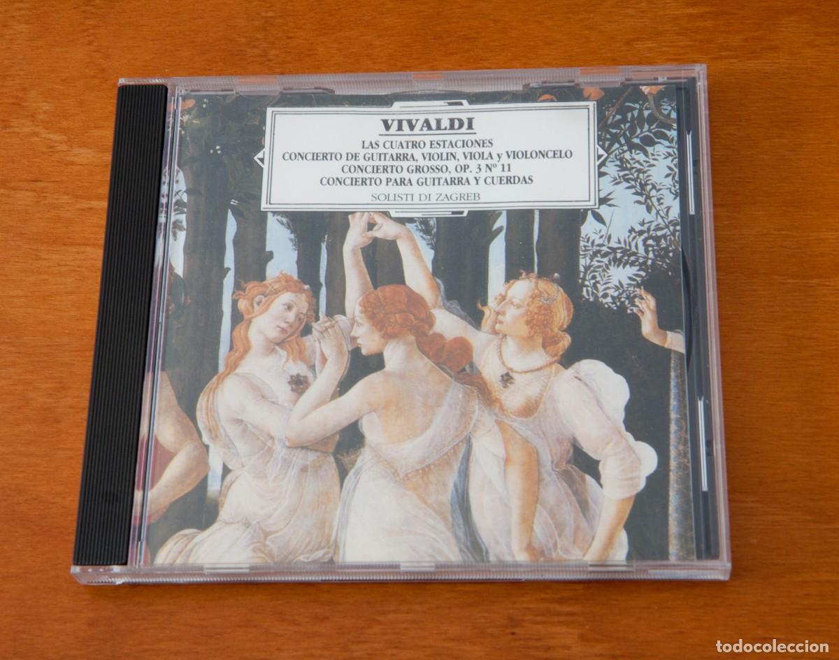 CDs de m&uacute;sica: VIVALDI LAS CUATRO ESTACIONES CONCIERTO DE GUITARRA, VIOL&Iacute;N, VIOLA Y VIOLONCELO CONCIERTO GROSSO,