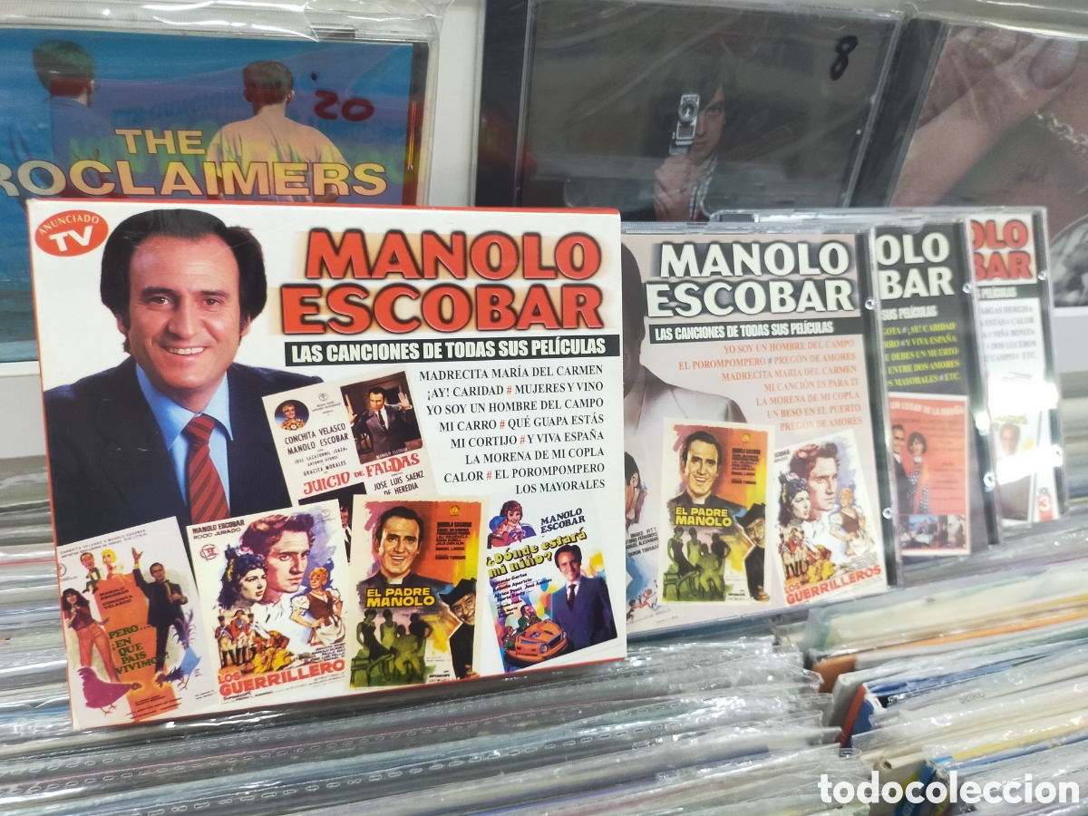 CDs de m&uacute;sica: Manolo escobar estuche 3 cd's las canciones de todas sus pel&iacute;culas