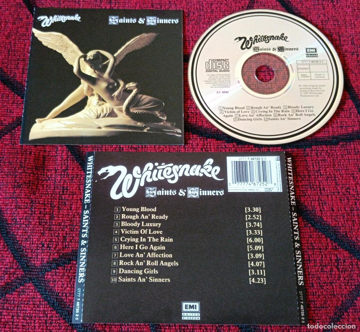 CDs de m&uacute;sica: WHITESNAKE ** Saints & Sinners ** CD REEDICION HOLANDA