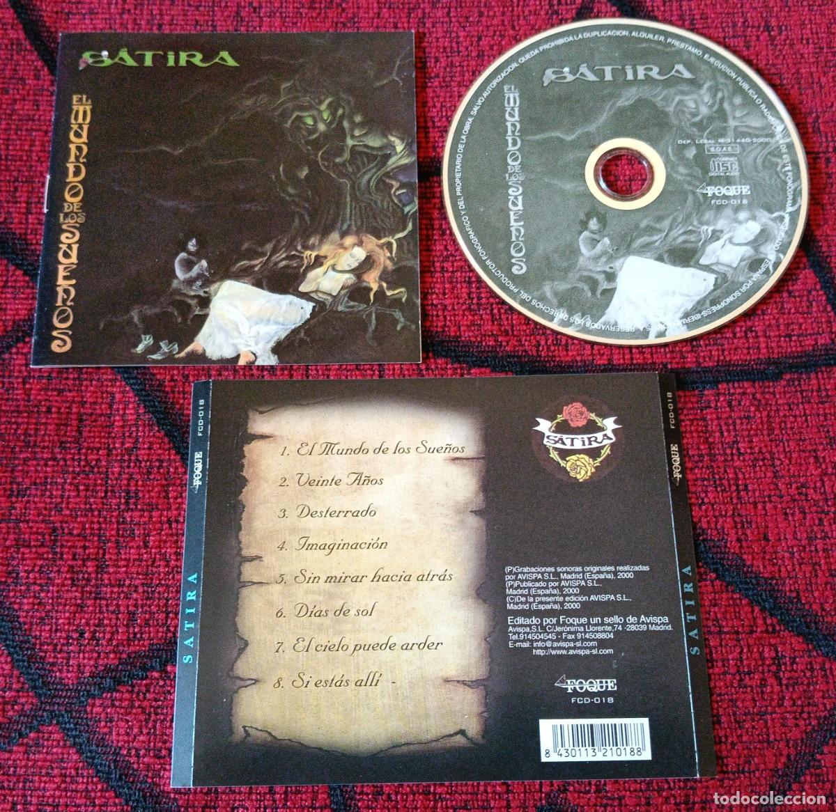 CDs de m&uacute;sica: SATIRA ** El Mundo De Los Sue&ntilde;os ** CD 2000 - Foto 1