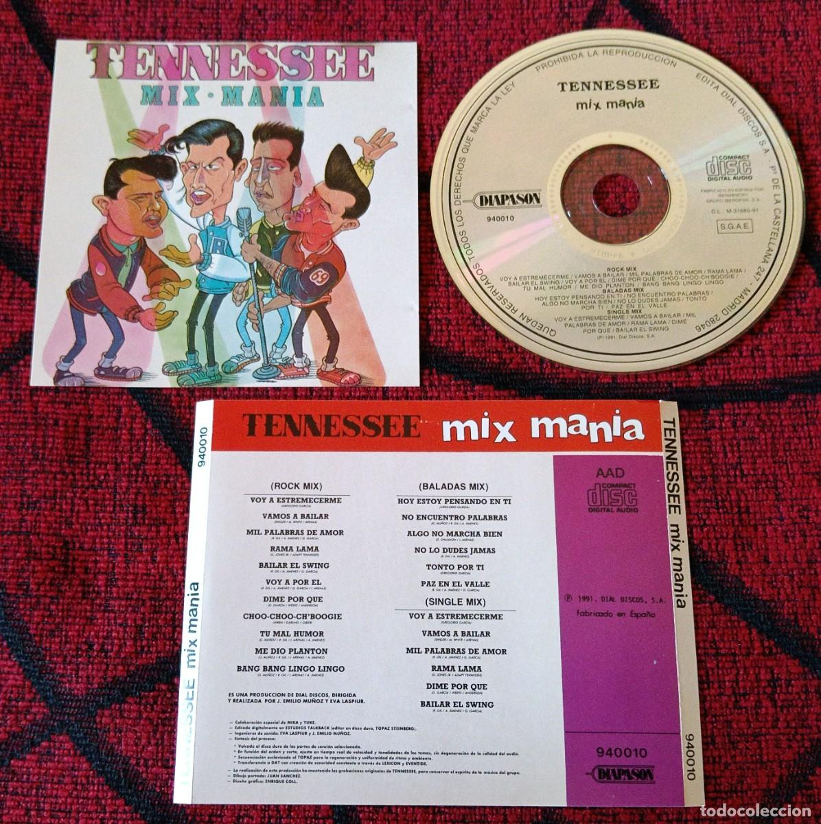 CDs de m&uacute;sica: TENNESSEE ** Mix Mania ** CD 1991