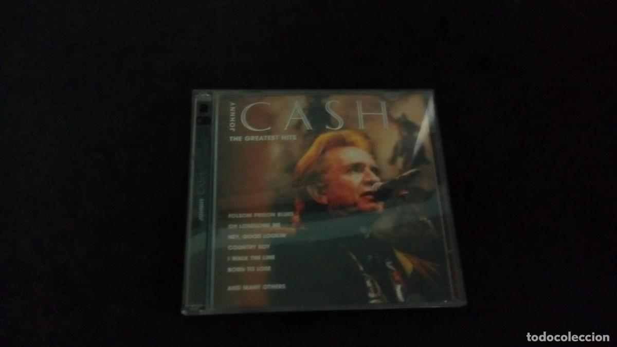 CDs de m&uacute;sica: JOHNNY CASH THE GREATEST HITS-DOBLE CD- 2 CD-NUEVO