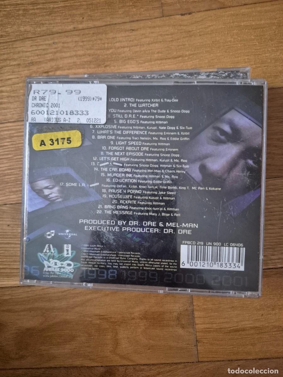 CDs de m&uacute;sica: Dr. Dree CD, 2001 Aftermath Entertainment/Interscope Records - Foto 2