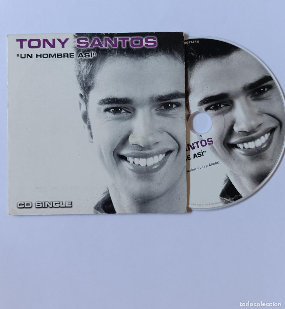 CDs de m&uacute;sica: singles ot 2 tony santos hombre as&iacute; operacion triunfo single singel cd carton