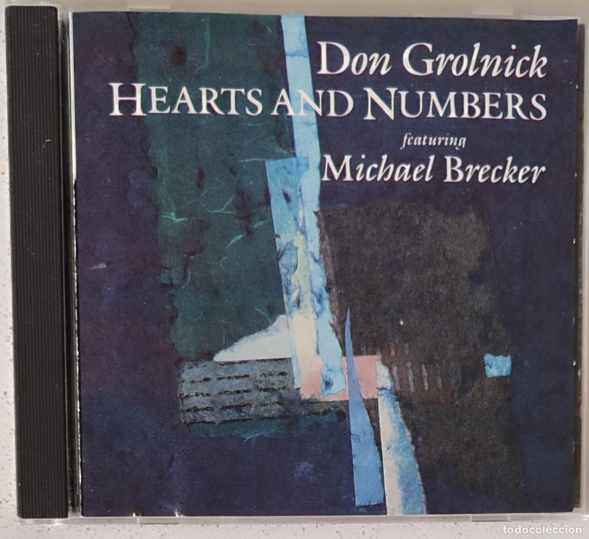 CDs de m&uacute;sica: DON GROLNICK - HEARTS AND NUMBERS (CD) 1985 - 8 TEMAS - MICHAEL BRECKER, PETER ERSKINE, JEFF MIRONOV