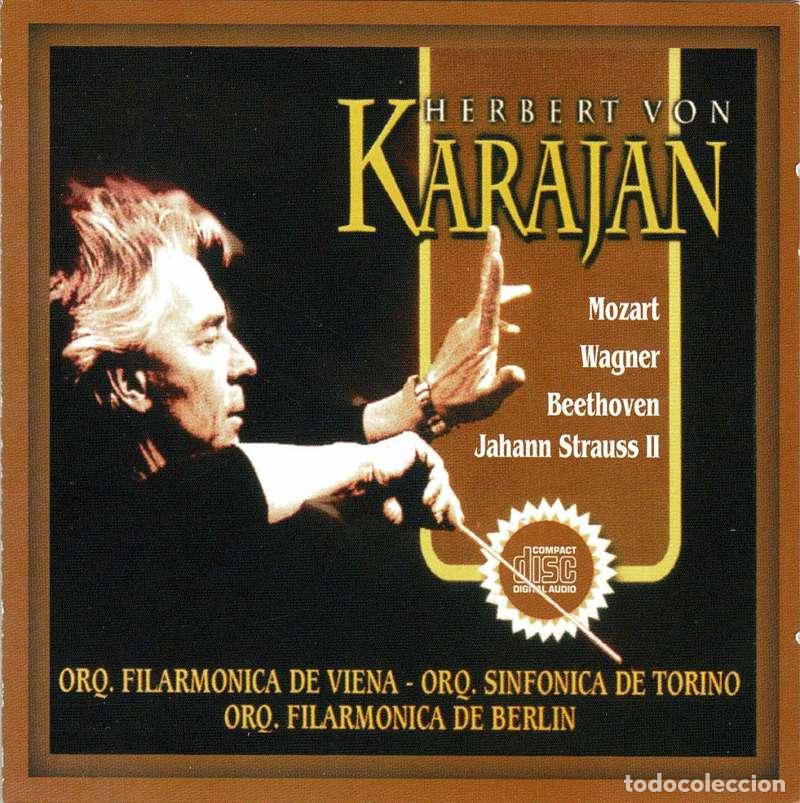 CDs de m&uacute;sica: Herbert von Karajan - El Danubio Azul. Sinfon&iacute;a N&ordm; 9 y otros. CD