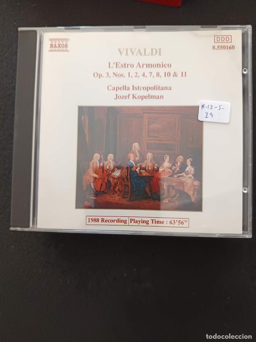 CDs de m&uacute;sica: VIVALDI. L'ESTRO ARMONICO. OP. 3, N&ordm;S 1, 2, 4, 7, 8, 10 & 11. DIRECTOR: JOZEF KOPELMAN