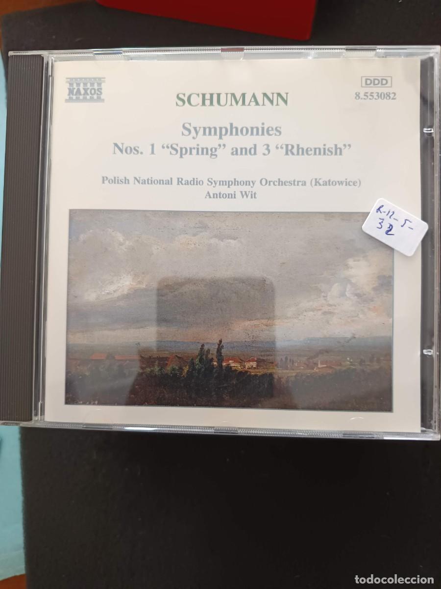 CDs de m&uacute;sica: SCHUMANN: SYMPHONIES N&ordm;S 1 &rdquo;SPRING&rdquo; AND 3 &rdquo;RHENISCH&rdquo;. DIR: ANTONI WIT