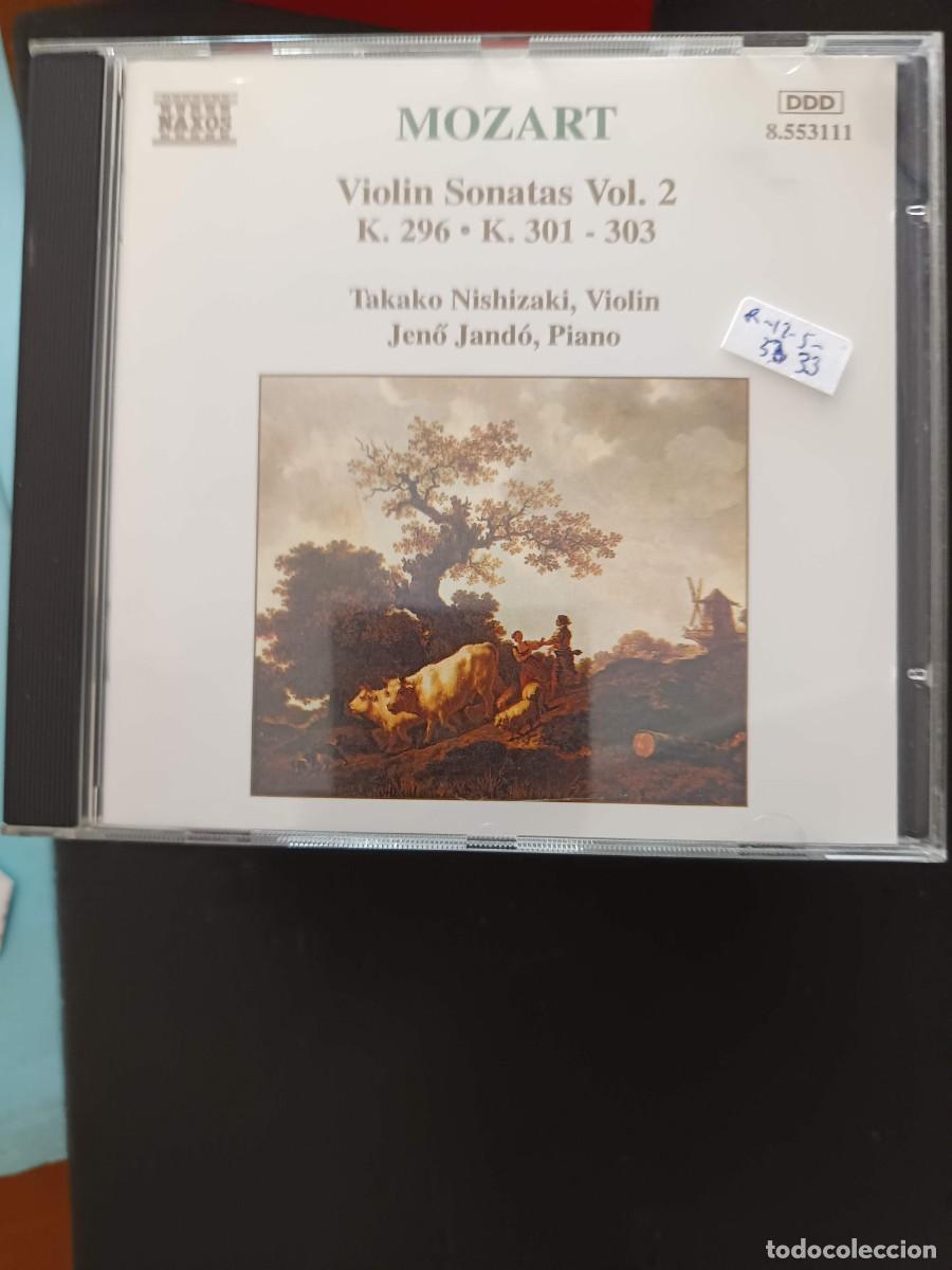 CDs de m&uacute;sica: MOZART: VIOLIN SONATAS VOL. 2. K 296, K 301-303. PIANO: JEN&Ouml; JAND&Oacute;. VIOLIN: TAKAKO NISHIZAKI