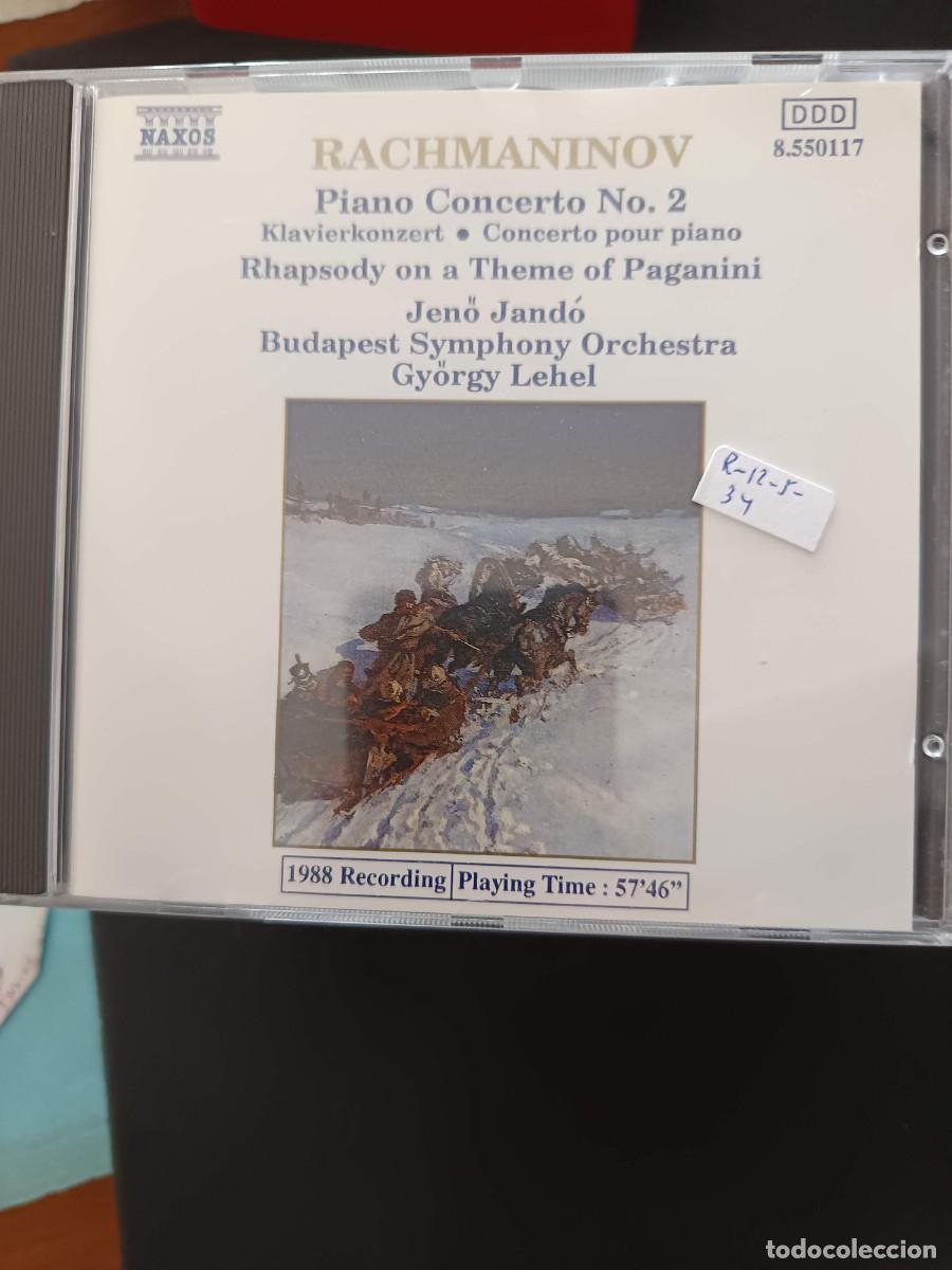 CDs de m&uacute;sica: RACHMANINOV: PIANO CONCERTO N &ordm; 2 / RHAPSODY ON A THEME OF PAGANINI. PIANO: JEN&Ouml; JAND&Oacute;. DIR: GY&Ouml;RGY