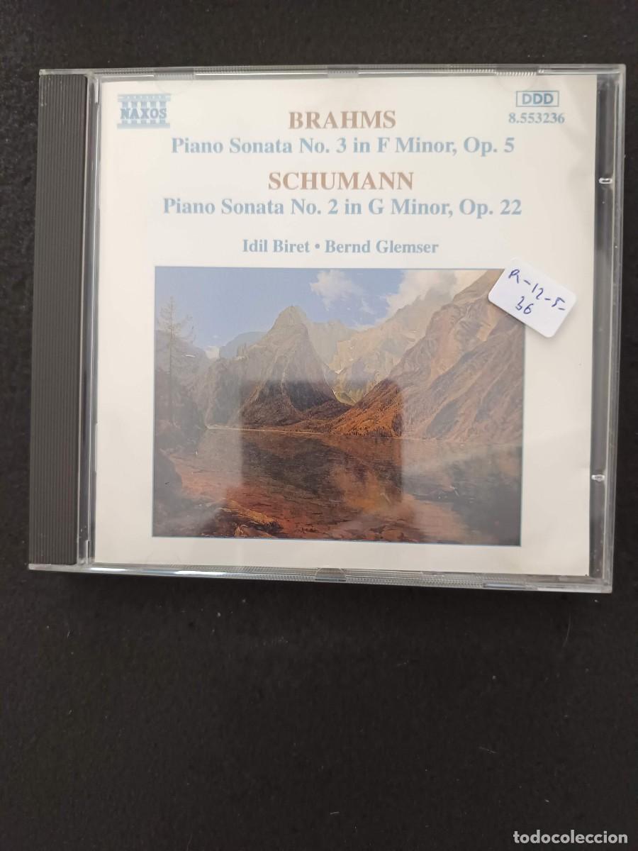 CDs de m&uacute;sica: BRAHMS: PIANO SONATA N&ordm; 3, OP. 5 / SCHUMANN: PIANO SONATA N&ordm; 2, OP 22: PIANO: IDIL BIRET / BERND GLE