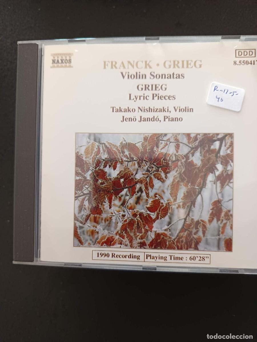 CDs de m&uacute;sica: FRANCK / GRIEG: VIOLIN SONATAS. GRIEG: LYRIC PIECES. PIANO: JEN&Ouml; JAND&Oacute;. VIOLIN: TAKAKO NISHIZAKI