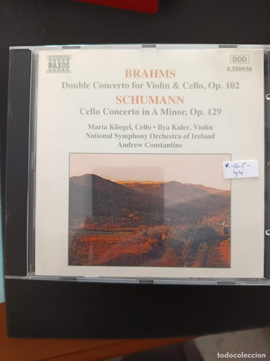 CDs de m&uacute;sica: BRAHMS: DOUBLE CONCERTO FOR VIOLIN & CELLO, OP 102 / SCHUMANN: CELLO CONCERTO IN A MINOR, OP 129.