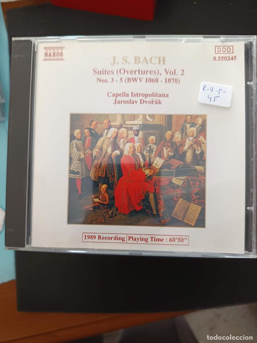 CDs de m&uacute;sica: J. S. BACH: SUITES (OVERTURES) VOL. 2. N&ordm;S 3-5 (BWV 1068-1070). DIUR: JAROSLAV DVOR&Aacute;K. CAPELLA ISTRO