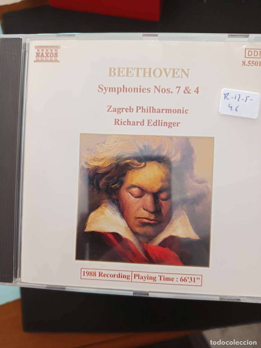 CDs de m&uacute;sica: BEETHOVEN: SYMPHONIES NOS 7 & 4. DIR: RICHARD EDLINGER. ZAGREB PHILHARMONIE