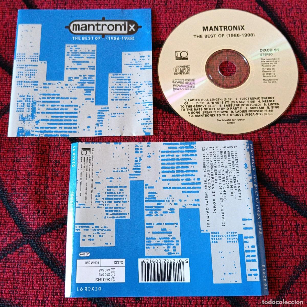 CDs de m&uacute;sica: MANTRONIX ** The Best Of (1986-1988) ** CD 1990 UK