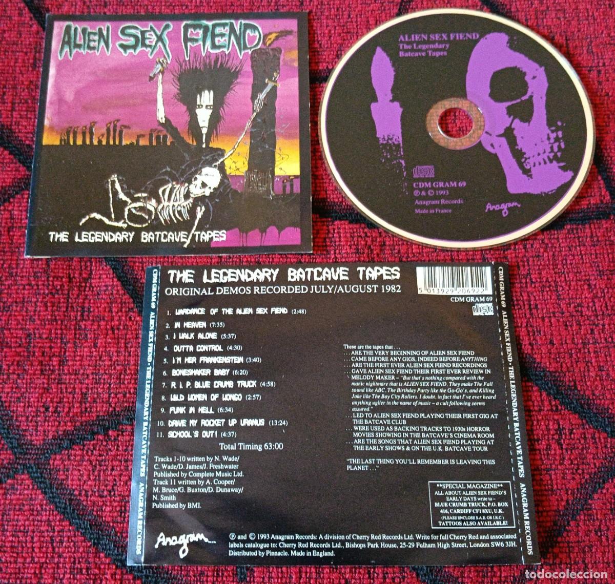 CDs de m&uacute;sica: ALIEN SEX FIEND ** The Legendary Batcave Tapes ** CD 1993 UK