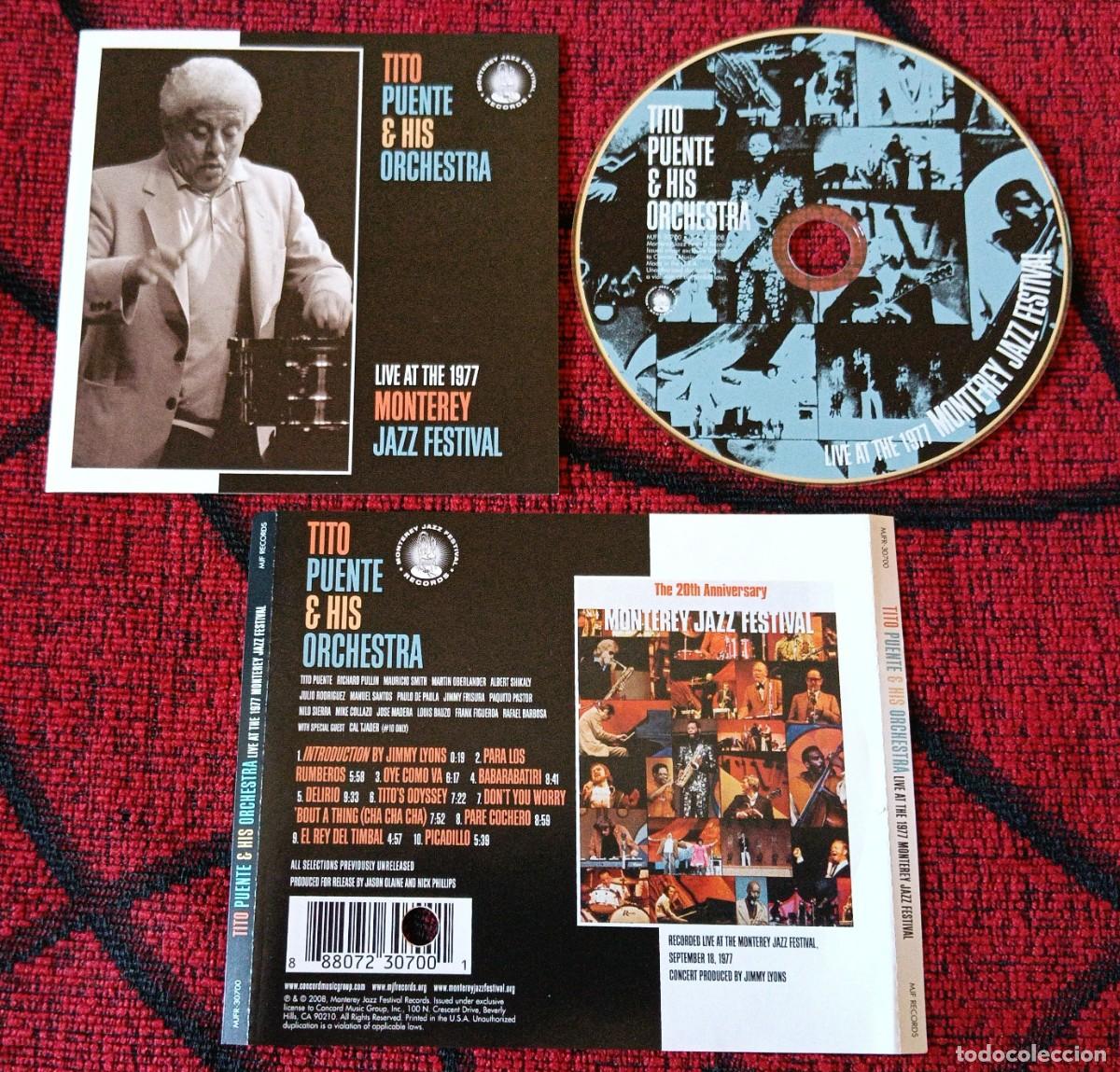 CDs de m&uacute;sica: TITO PUENTE & HIS ORCHESTRA **Live At The 1977 Monterey Jazz Festival** USA CD 2008